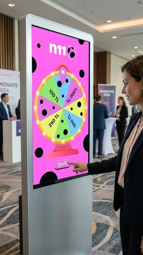 Digital Wheel of Fortune - Event Experience Rental