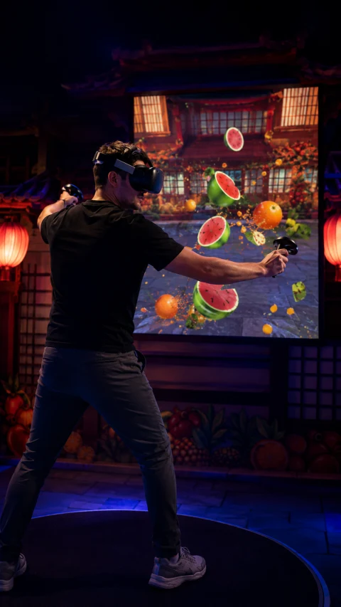 VR Fruit Ninja - Etkinlik Deneyimi Kiralama